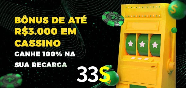 33S melhor bônus de depósito