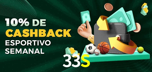 10% de bônus de cashback na 33S